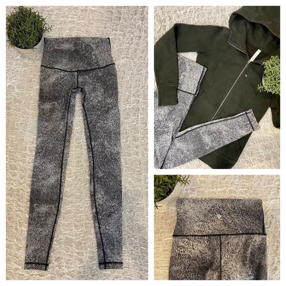 Lululemon Wunder Under Tights Luon High Rise Yoga Workout Barre Leggings size 6